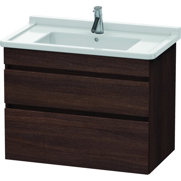 Ds Vanity Unit #030480 Chestnut Dk 618X800X470mm Wall-Mounted, Duravit, Mfr#: DS648805353